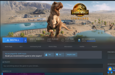 حساب ستيم فيه لعبة Jurassic World Evolution 2 حساب ستيم فيه لعبة Jurassic World Evolution 2